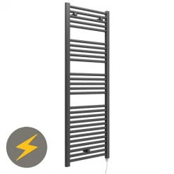 Best reviews of ✨ E-Diamond Electric Only Heated Towel Rail - W480mm x H1375mm - Anthracite - Straight 😍