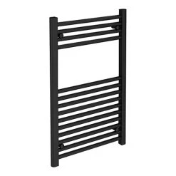 Discount 🧨 Toreno Black W500 x H800mm Heated Towel Rail ⭐
