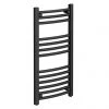 Buy 😀 Diamond Curved Heated Towel Rail - W400 x H800mm - Anthracite 🧨