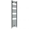 Discount ???? Diamond Heated Towel Rail - 400mm x 1600mm - Anthracite - Straight ????