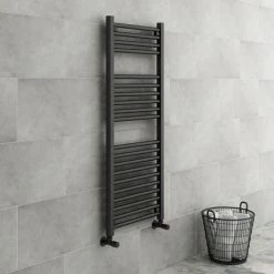 Best reviews of ✔️ Diamond Heated Towel Rail - W500 x H1200mm - Anthracite ✨