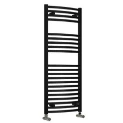 New 😉 Reina Diva Flat Towel Rail - Black 👏