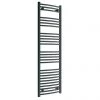 Best deal 🌟 Diamond Curved Heated Towel Rail - W500 x H1600mm - Anthracite 🥰