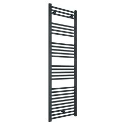 Discount 🌟 Diamond Heated Towel Rail - W500 x H1600mm - Anthracite - Straight 😉