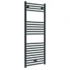 Cheapest 🌟 Diamond Heated Towel Rail - W600 x H1200mm - Anthracite - Straight 🧨