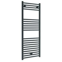 Cheapest 🌟 Diamond Heated Towel Rail - W600 x H1200mm - Anthracite - Straight 🧨