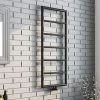 Hot Sale 🥰 Arezzo Matt Black 1200 x 500 Ladder Heated Towel Rail ⌛