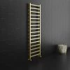 Buy ❤️ Arezzo Cube Brushed Brass 1600 x 500 Heated Towel Rail ????