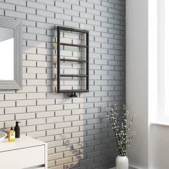 Outlet β€οΈ Arezzo Matt Black 800 x 500 Ladder Heated Towel Rail π 6 Outlet β€οΈ Arezzo Matt Black 800 x 500 Ladder Heated Towel Rail π -Ladder Towel Radiators Sales AZ8MB d2 460