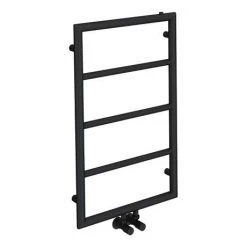 Outlet β€οΈ Arezzo Matt Black 800 x 500 Ladder Heated Towel Rail π 7 Outlet β€οΈ Arezzo Matt Black 800 x 500 Ladder Heated Towel Rail π -Ladder Towel Radiators Sales AZ8MB d4 460