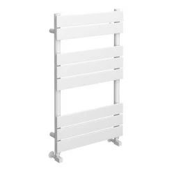 Outlet 🔔 Arezzo Matt White 840 x 500mm Heated Towel Rail 🎁 -Ladder Towel Radiators Sales AZMW849 d3 460