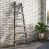 Best Sale 👏 Arezzo Anthracite Leaning Ladder 1600 x 600 Heated Towel Rail 👍