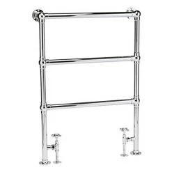 Budget ⌛ Bayswater Juliet Floor Mounted Heated Towel Rail 966 x 673mm ⭐