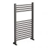 Best reviews of 🛒 Brooklyn 800 x 500mm Satin Gunmetal Grey Straight Heated Towel Rail 😀