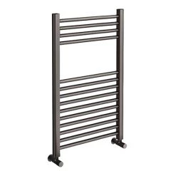Best reviews of 🛒 Brooklyn 800 x 500mm Satin Gunmetal Grey Straight Heated Towel Rail 😀