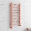 Best deal 🔥 Brooklyn 800 x 500mm Rose Gold Straight Heated Towel Rail 🎉