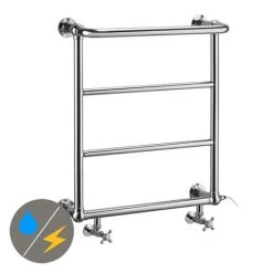 Flash Sale 🧨 Burlington Traditional Full Cleaver Radiator (inc. Valves + Electric Heating Kit) ❤️