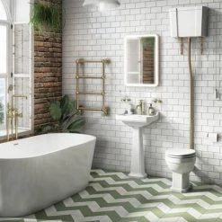 Wholesale 💯 Chatsworth Traditional 498 x 748 Brushed Brass Wall Mounted Heated Towel Rail 🤩 -Ladder Towel Radiators Sales CHTBB18 d4 460