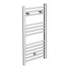 Wholesale 😀 Diamond Heated Towel Rail - W400mm x H800mm - Chrome - Straight 😍