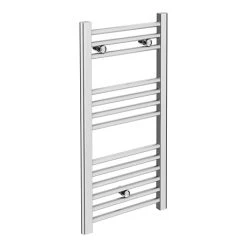 Wholesale π Diamond Heated Towel Rail - W400mm x H800mm - Chrome - Straight π