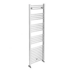 Discount ✔️ Diamond Heated Towel Rail - W500 x H1600mm - Chrome - Straight 🎉