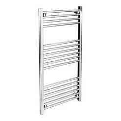 Budget βοΈ Diamond Heated Towel Rail - W500 x H1000mm - Chrome - Straight π