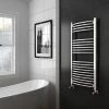 Top 10 ???? Diamond Curved Heated Towel Rail - 600mm x 1200mm - Chrome ????