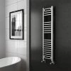 Cheapest 🌟 Diamond Heated Towel Rail - W300 x H1200mm - Chrome - Straight ✔️