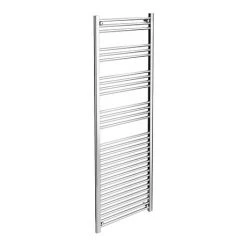 Hot Sale 𧨠Diamond Heated Towel Rail - W600 x H1800mm - Chrome - Straight π§¨
