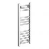 Buy 🥰 Diamond Curved Heated Towel Rail - W300 x H800mm - Chrome 👏