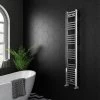 Buy 🧨 Diamond Heated Towel Rail - W300 x H1600mm - Chrome - Straight ✨