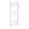 Best deal 🛒 Diamond Heated Towel Rail - W400 x H1000mm - White - Straight 🌟