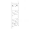 Best Pirce 💯 Diamond Heated Towel Rail - W300 x H800mm - White - Straight ✨