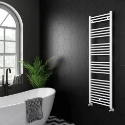New π Diamond White 500 x 1600mm Straight Heated Towel Rail (incl. Valves + Electric Heating Kit) π€© 7 New π Diamond White 500 x 1600mm Straight Heated Towel Rail (incl. Valves + Electric Heating Kit) π€© -Ladder Towel Radiators Sales COL047 EHK D4 460