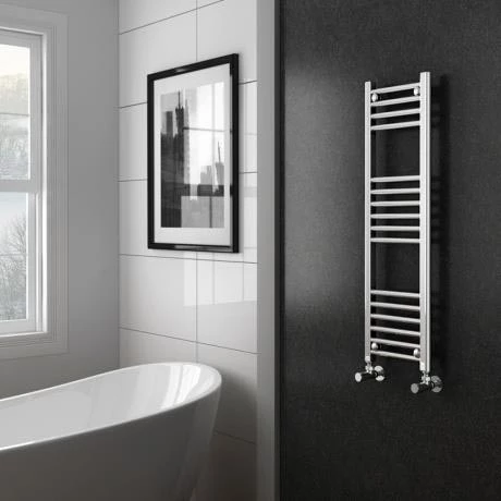 Top 10 π₯° Diamond Heated Towel Rail - W300 x H1000mm - Chrome - Straight π― 2 Top 10 π₯° Diamond Heated Towel Rail - W300 x H1000mm - Chrome - Straight π― - Image 2