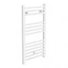 Deals 🔥 Diamond Heated Towel Rail - W400 x H800mm - White - Straight 🤩