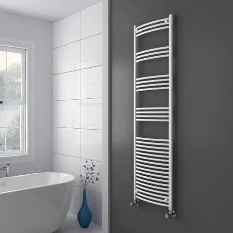Best reviews of π Diamond Curved Heated Towel Rail - W500 x H1800mm - White β 2 Best reviews of π Diamond Curved Heated Towel Rail - W500 x H1800mm - White β - Image 2