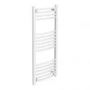 Coupon ⌛ Diamond Curved Heated Towel Rail - W400 x H1000mm - White 🛒