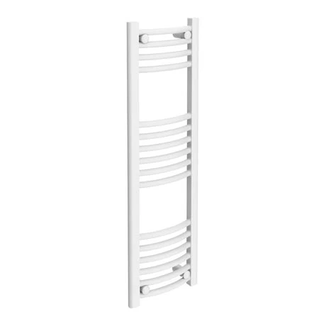 Discount π₯ Diamond Curved Heated Towel Rail - W300 x H1000mm - White β 1 Discount π₯ Diamond Curved Heated Towel Rail - W300 x H1000mm - White β