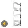 Cheapest ???? Reina Capo H1000 x W600mm Chrome Flat Electric Towel Rail ????