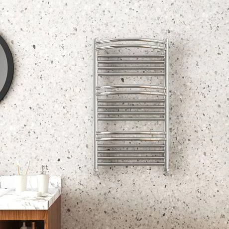 Hot Sale β¨ Cruze Curved Heated Towel Rail - W504mm x H850mm- Chrome π 2 Hot Sale β¨ Cruze Curved Heated Towel Rail - W504mm x H850mm- Chrome π - Image 2