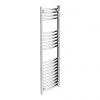 Coupon 🎁 Diamond Curved Heated Towel Rail - W300 x H1200mm - Chrome ⭐