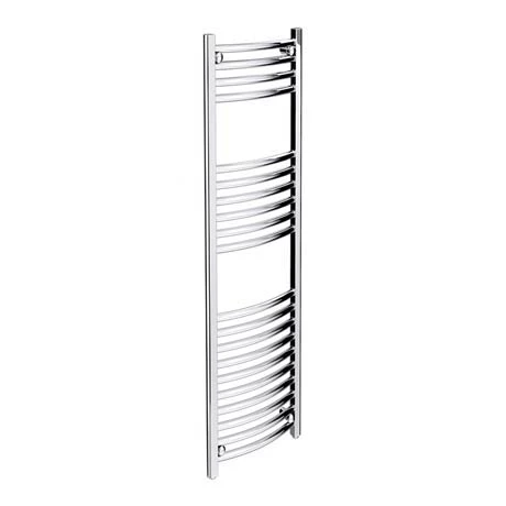 Coupon π Diamond Curved Heated Towel Rail - W300 x H1200mm - Chrome β 1 Coupon π Diamond Curved Heated Towel Rail - W300 x H1200mm - Chrome β