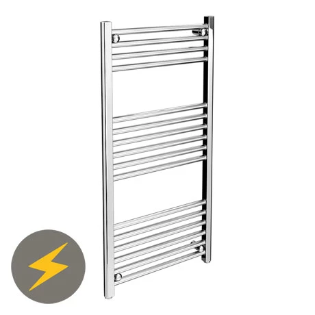 Best deal ❤️ Diamond Straight Electric Heated Towel Rail - W500 x H1000mm - Chrome ⭐ 1 Best deal ❤️ Diamond Straight Electric Heated Towel Rail - W500 x H1000mm - Chrome ⭐
