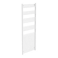 Best Pirce ❤️ Diamond Heated Towel Rail - W600 x H1800mm - White - Straight 😍