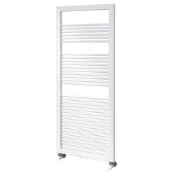 Coupon 🌟 Asquiths Mineral White H1200 x W500mm Round Tube Vertical Radiator - HEA0101 ❤️