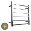 New ❤️ Warmup Hawthorn H600 x W650mm Dry Electric Heated Towel Rail - HTR-6SQPO ????