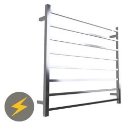Best Pirce ✨ Warmup Hawthorn H912 x W620mm Dry Electric Heated Towel Rail - HTR-8SQPO ❤️
