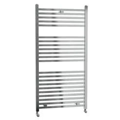 Deals 🤩 Lindley Straight Heated Towel Rail - W500 x H1110mm - Chrome 🧨