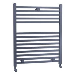 Hot Sale π Lindley Straight Heated Towel Rail - W500 x H690mm - Anthracite βοΈ